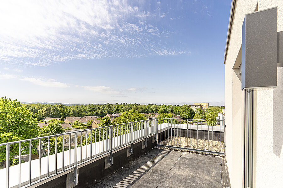 Ausblick aus dem Staffelgeschoss